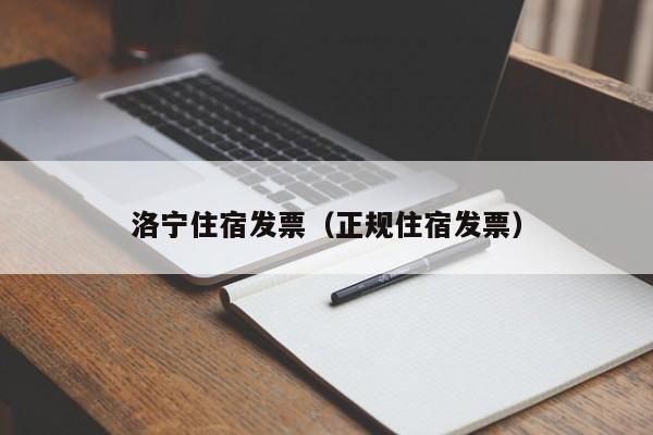 洛宁住宿发票（正规住宿发票）