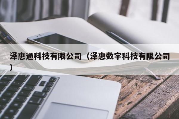 泽惠通科技有限公司（泽惠数字科技有限公司）