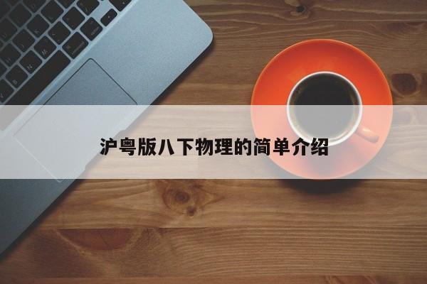 沪粤版八下物理的简单介绍